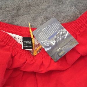 red men’s patagonia swim shorts